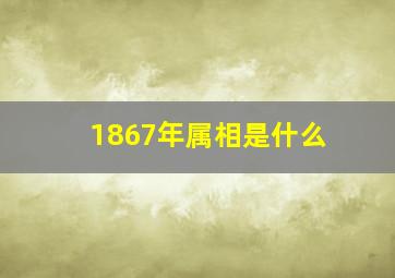 1867年属相是什么