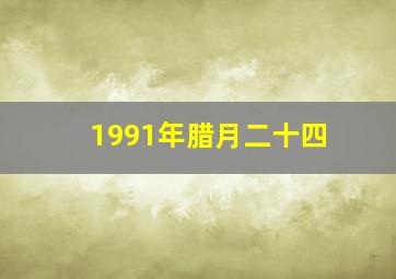 1991年腊月二十四