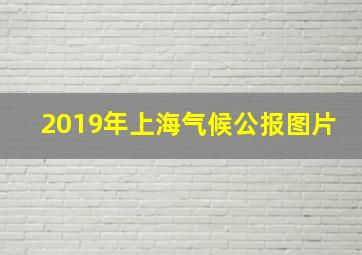 2019年上海气候公报图片