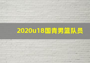 2020u18国青男篮队员