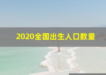 2020全国出生人口数量