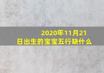 2020年11月21日出生的宝宝五行缺什么