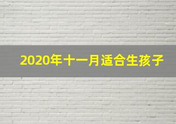 2020年十一月适合生孩子