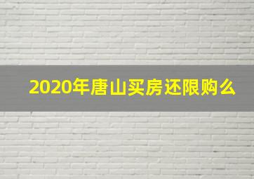 2020年唐山买房还限购么