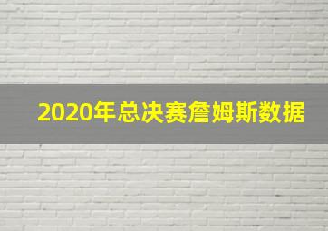 2020年总决赛詹姆斯数据