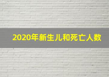 2020年新生儿和死亡人数