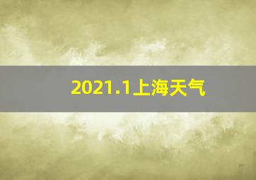 2021.1上海天气