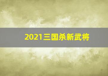 2021三国杀新武将