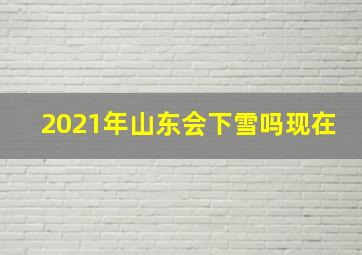 2021年山东会下雪吗现在