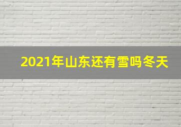 2021年山东还有雪吗冬天