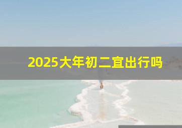 2025大年初二宜出行吗