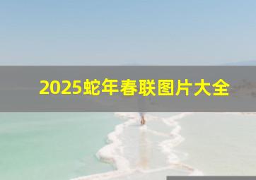 2025蛇年春联图片大全