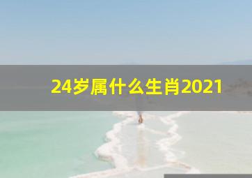 24岁属什么生肖2021