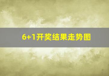 6+1开奖结果走势图