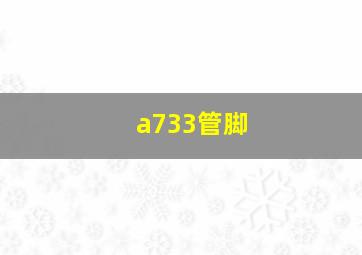 a733管脚