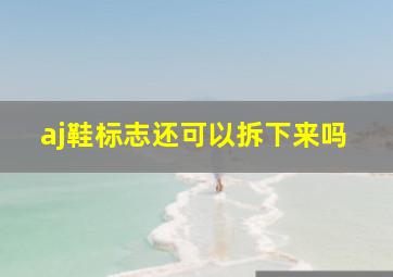 aj鞋标志还可以拆下来吗