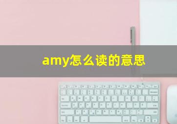 amy怎么读的意思