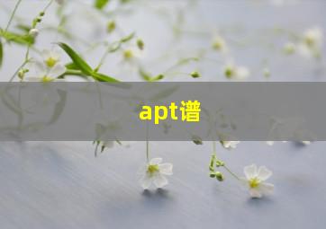 apt谱