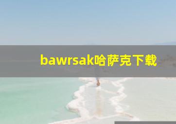 bawrsak哈萨克下载