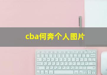 cba何奔个人图片