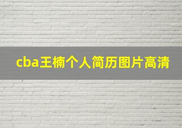 cba王楠个人简历图片高清