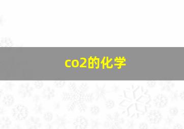 co2的化学