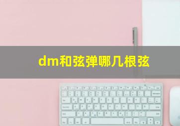 dm和弦弹哪几根弦