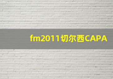 fm2011切尔西CAPA