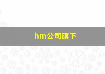 hm公司旗下