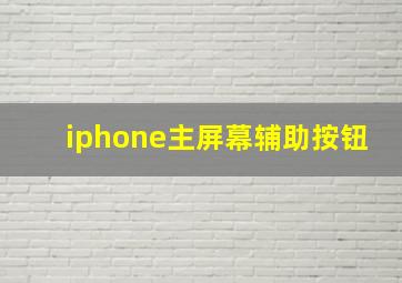 iphone主屏幕辅助按钮