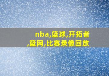 nba,篮球,开拓者,篮网,比赛录像回放