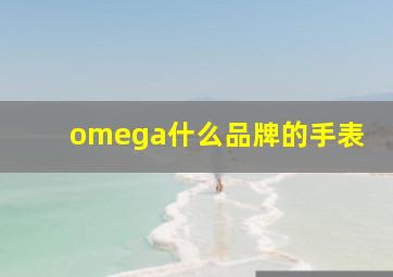 omega什么品牌的手表