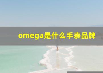 omega是什么手表品牌