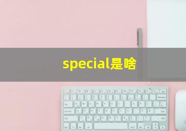 special是啥