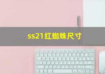 ss21红蜘蛛尺寸