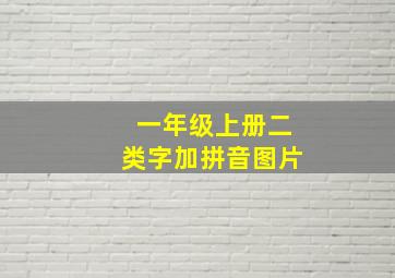 一年级上册二类字加拼音图片