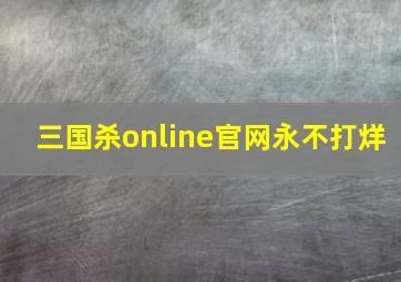 三国杀online官网永不打烊