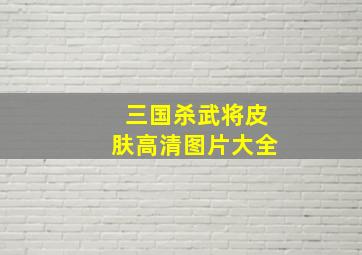 三国杀武将皮肤高清图片大全