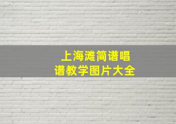 上海滩简谱唱谱教学图片大全