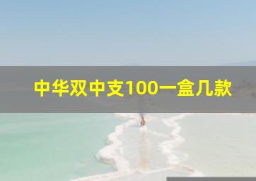 中华双中支100一盒几款