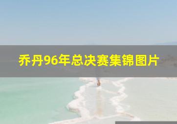 乔丹96年总决赛集锦图片