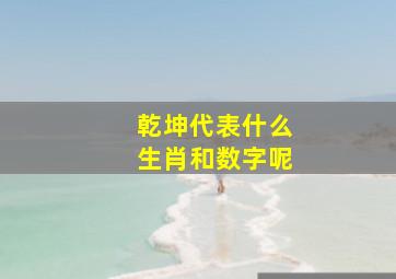 乾坤代表什么生肖和数字呢