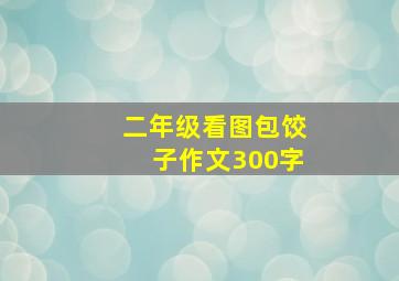 二年级看图包饺子作文300字