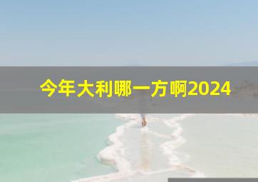 今年大利哪一方啊2024