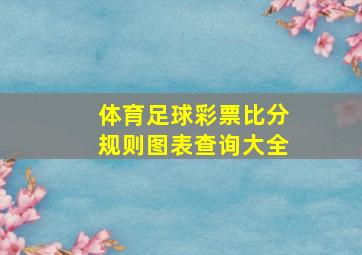 体育足球彩票比分规则图表查询大全