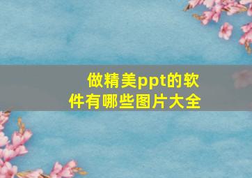 做精美ppt的软件有哪些图片大全