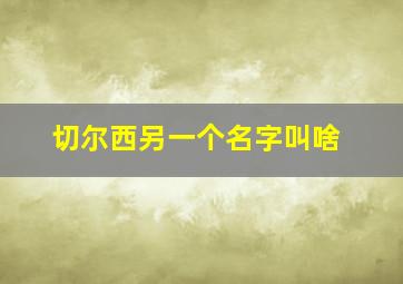 切尔西另一个名字叫啥