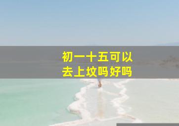 初一十五可以去上坟吗好吗