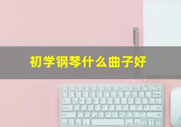 初学钢琴什么曲子好