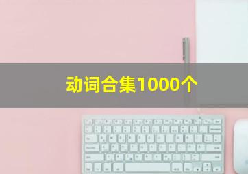 动词合集1000个